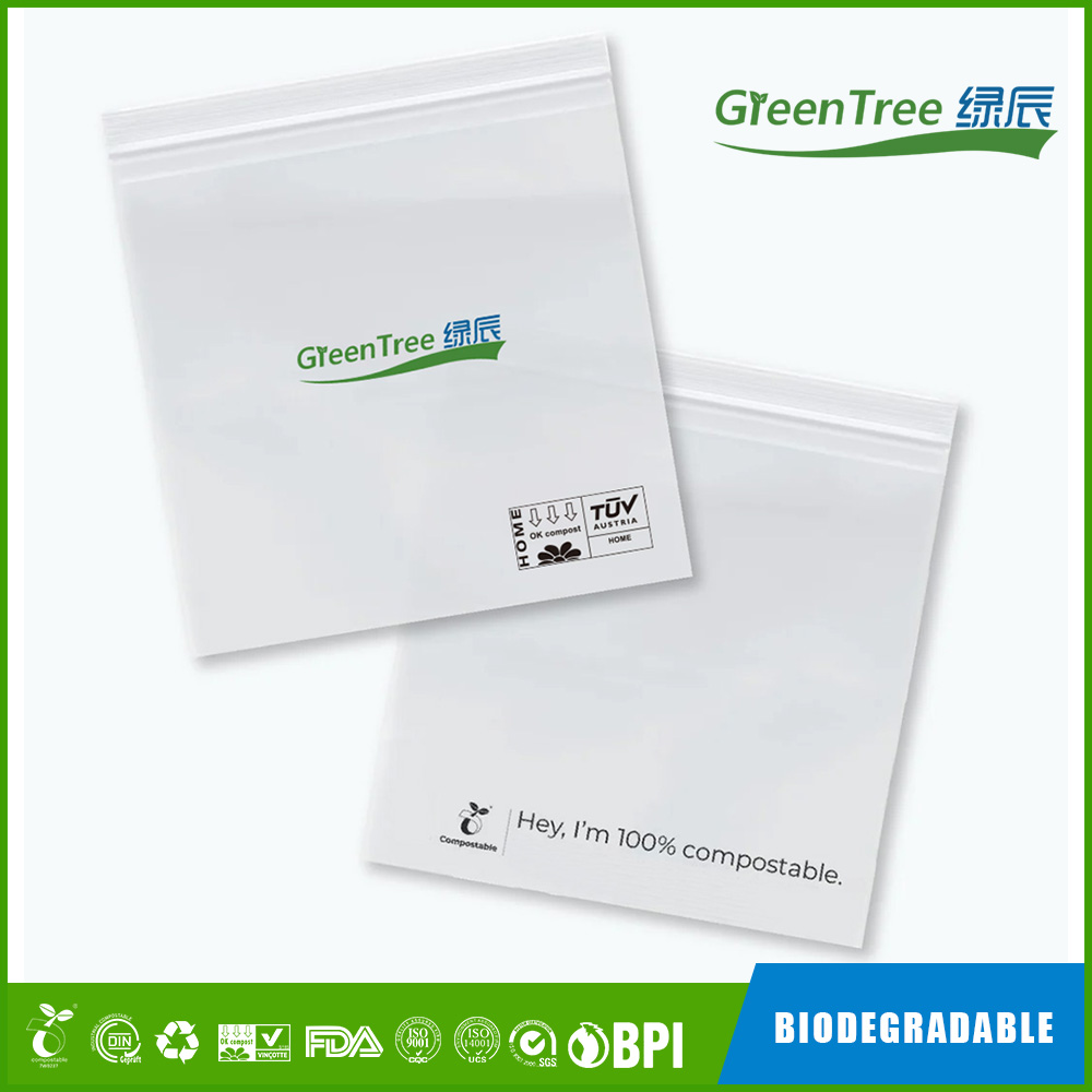 Compostable Zipper bag, Biodegradable Ziplock bag, eco friendly Ziplock bag-Greentree