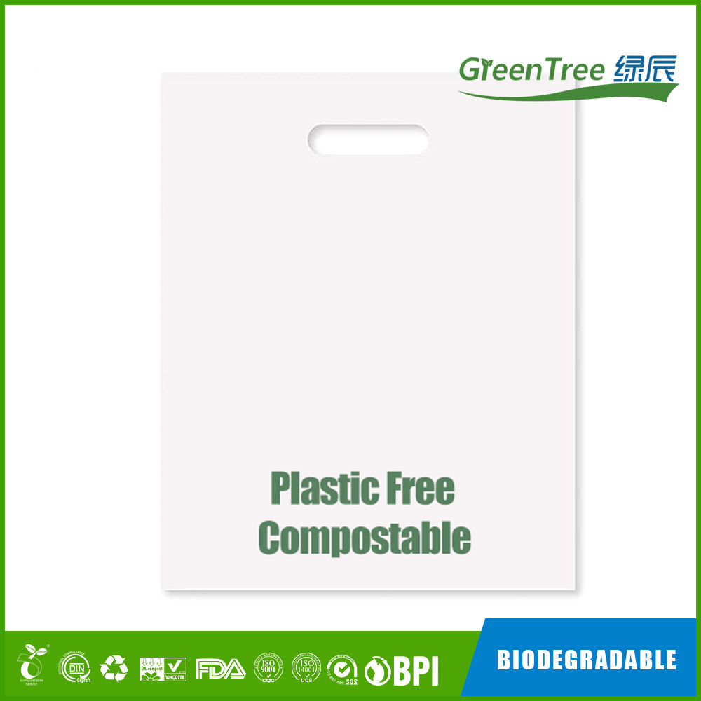 Die-cut Shopping Bag Eco-friendly Compostable Biodegradable