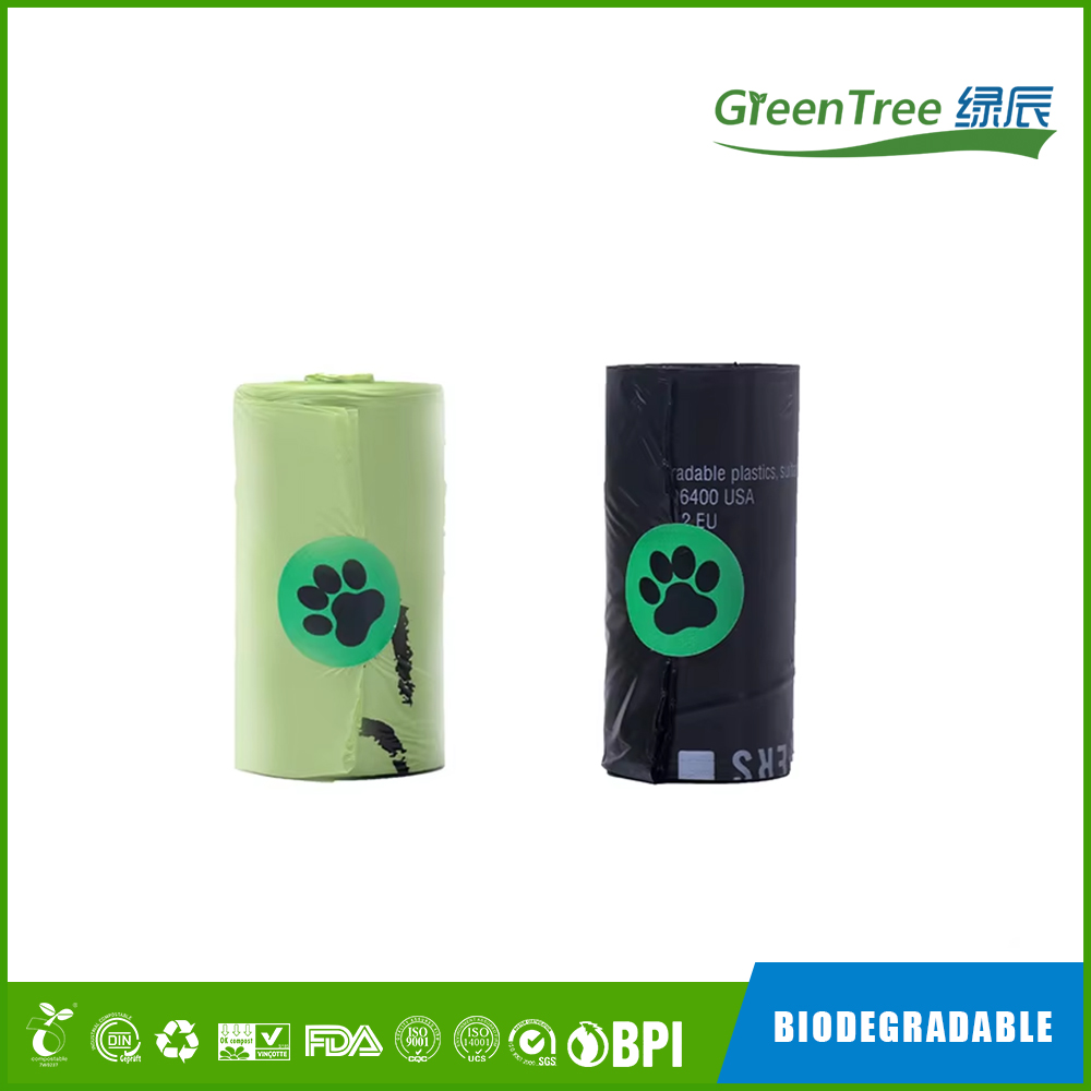 Compostable dog poop bags, Corn starch Dog park waste bags-Greentree