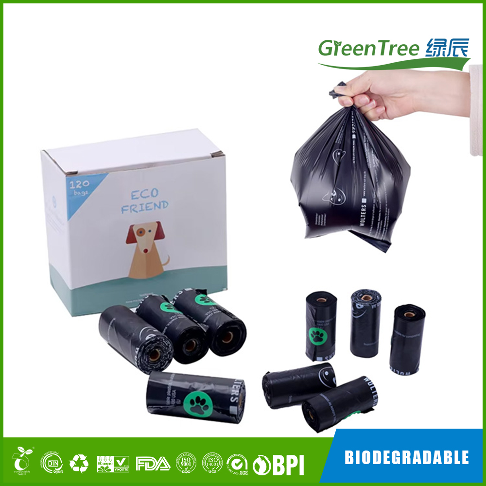 Heavy duty biodegradable bags Travel dog poop bags, compostable poop bag-Greentree
