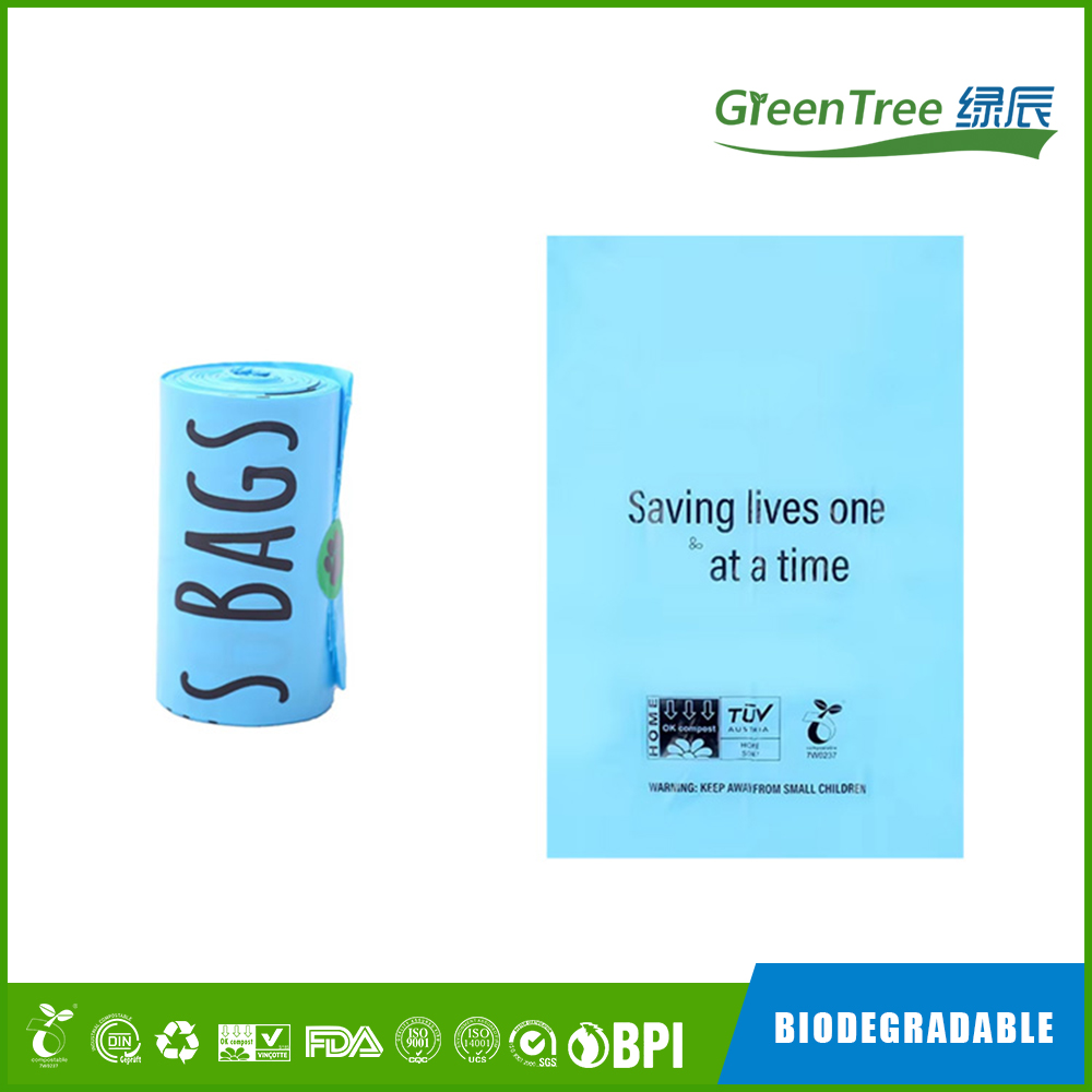 PLA PBAT dog poop bags, Compostable poop bag-Greentree