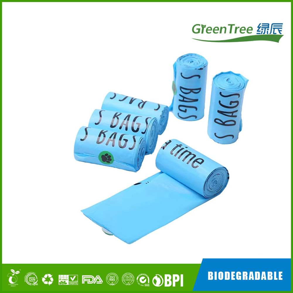 Wholesale compostable pet poop bags, Biodegradable poop bag-Greentree