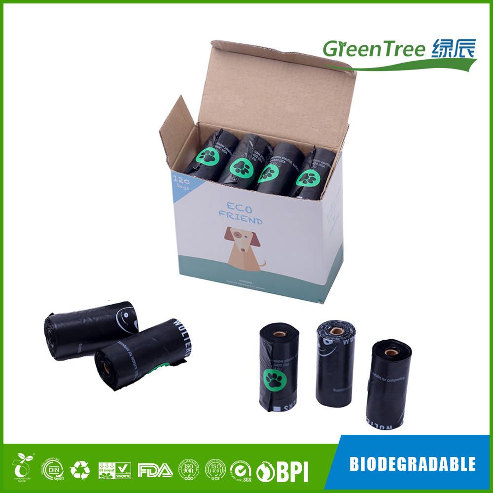 Compostable Leak proof dog waste bags, Biodegradable poop bag-Greentree