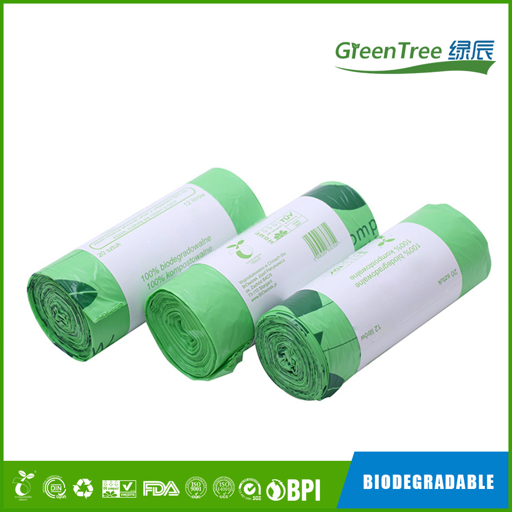 PLA PBAT Plant Based Trash bags, Biodegradable bag, compostable bag-Greentree