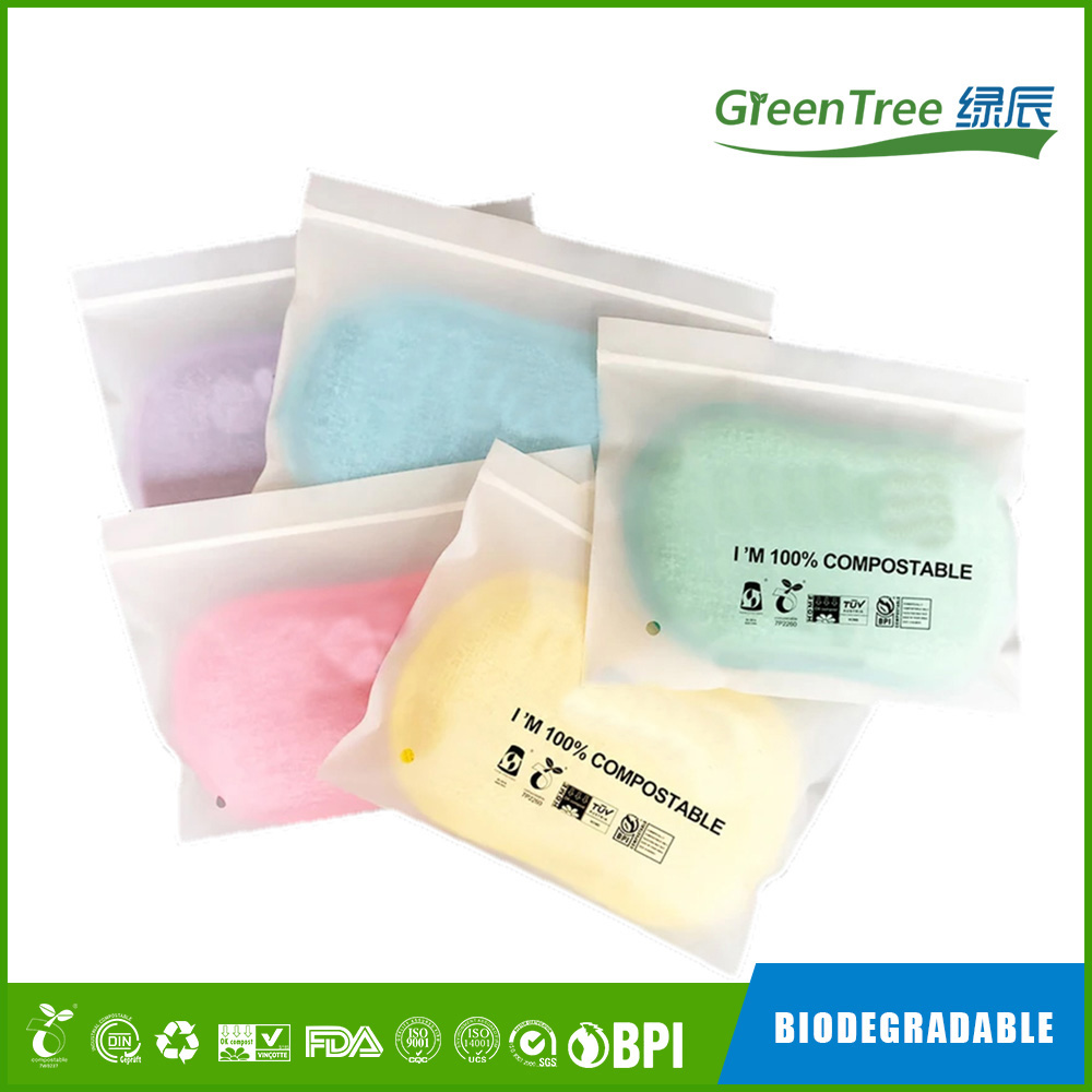 CompostableZiplock bag, Biodegradable zipper bag, Eco friendly zipper bag-Greentree